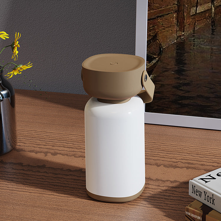 Modern Simplicity Waterproof Portable Plastic ABS Cylinder LED Table Lamp Outdoor Light for Patio