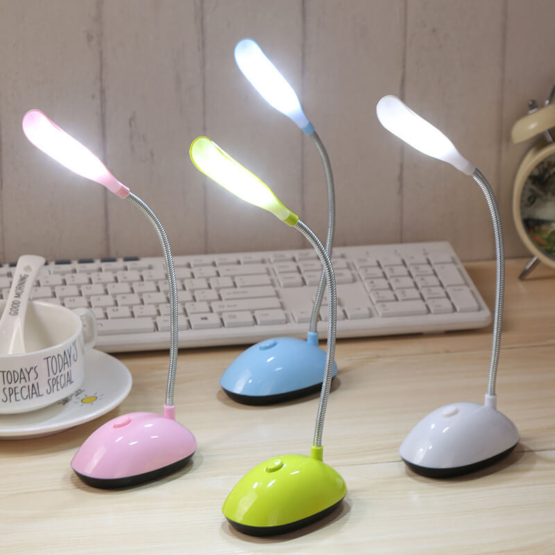 Kreative Mini Macaron Plastic LED Foldable Table Lamp