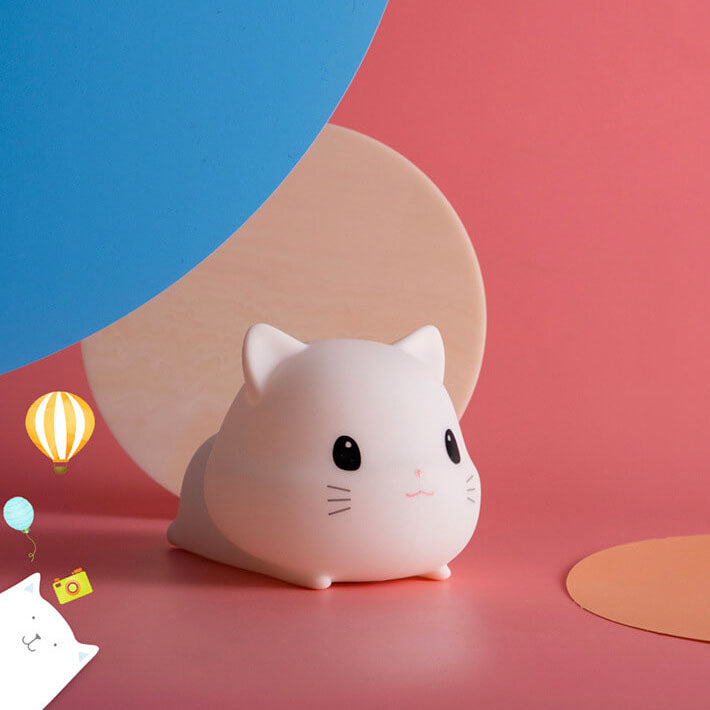 Kreative Sweet Cat Silicone USB LED Night Light Table Lamp