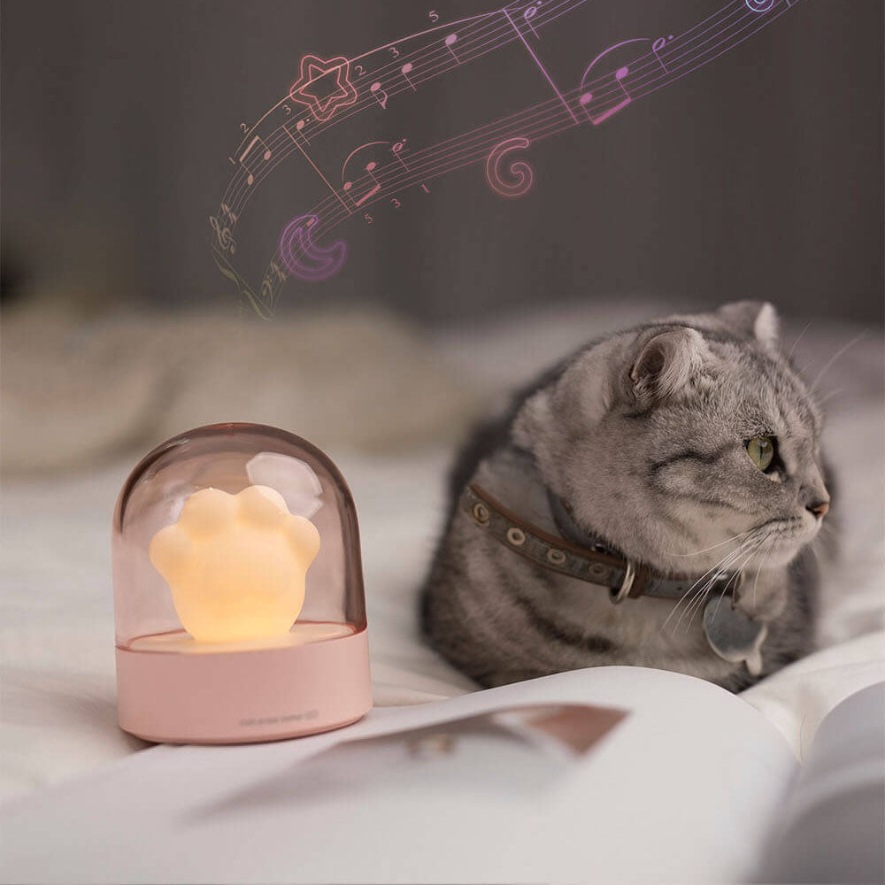 Kreative Cartoon Cat Paw LED Eye Protection USB Night Light