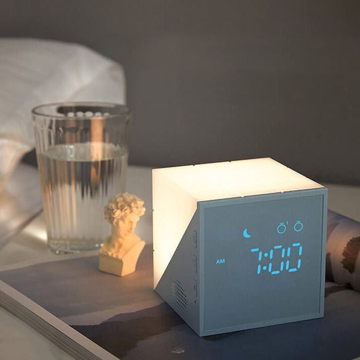 Kreative Rubik's Cube Clock LED Night Light USB Smart Lamp