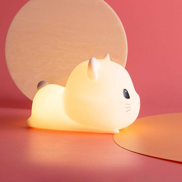 Kreative Sweet Cat Silicone USB LED Night Light Table Lamp
