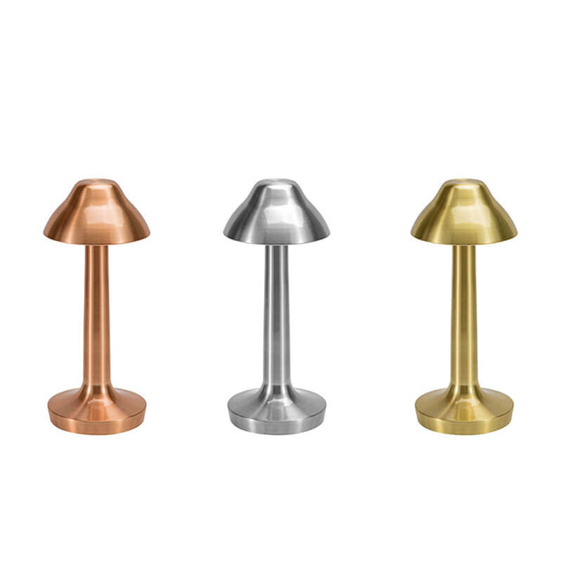 Moderne Retro Single Colour Iron USB Touch LED Table Lamp