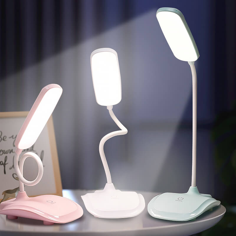 Adjustable Touch-Dimmable LED Desk Lamp - Modern Design