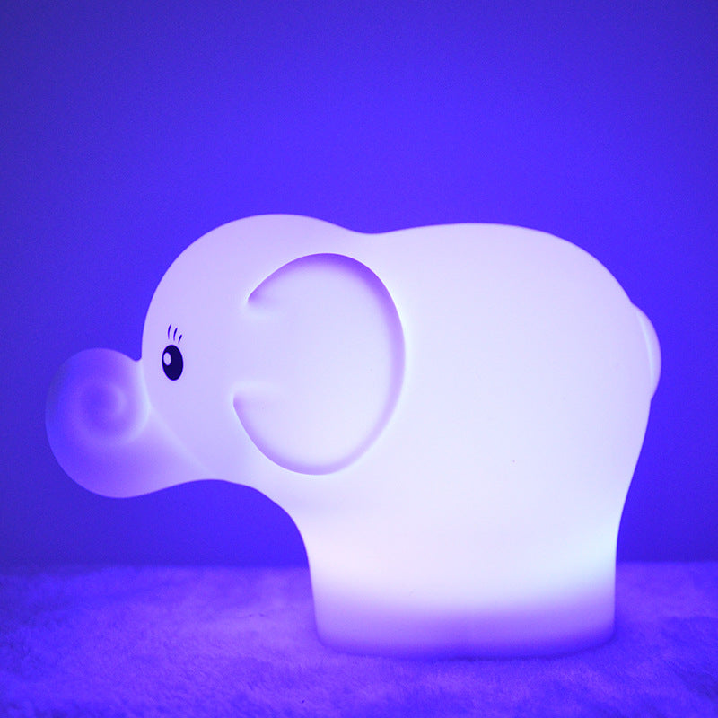 Kreativer Elefant Silicone USB LED Night Light Table Lamp