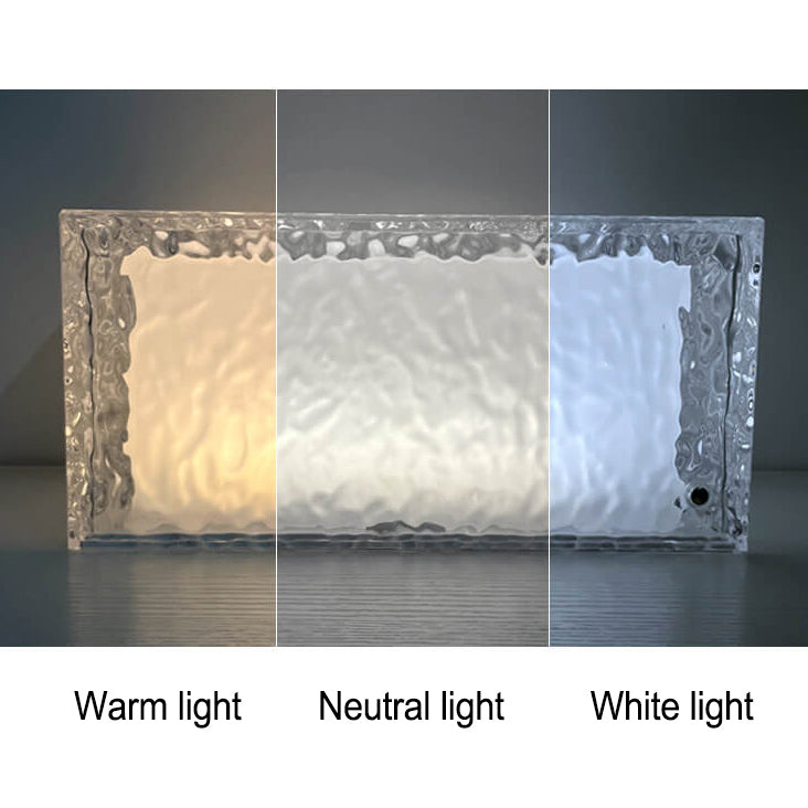 Kreative Ice Cube Acrylic RGB LED Decorative Table Lamp