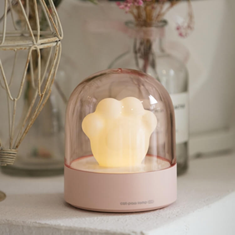 Kreative Cartoon Cat Paw LED Eye Protection USB Night Light