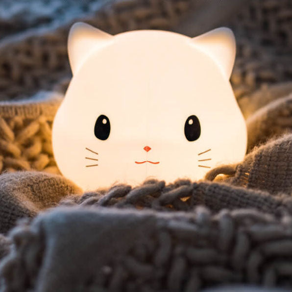 Kreative Sweet Cat Silicone USB LED Night Light Table Lamp