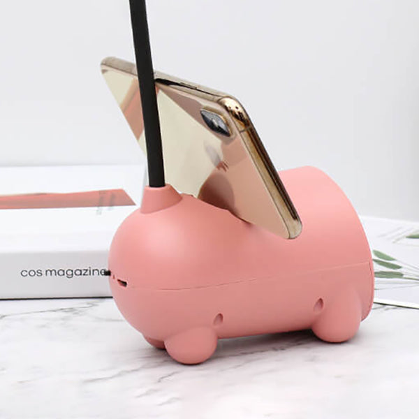 Cartoon Creative Rabbit LED Touch USB Desk Lamp Holder