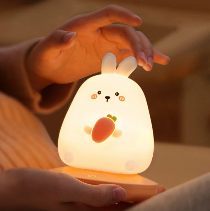 Kreative Silikon Animal USB Rechargeable Night Lamp Table Lamp
