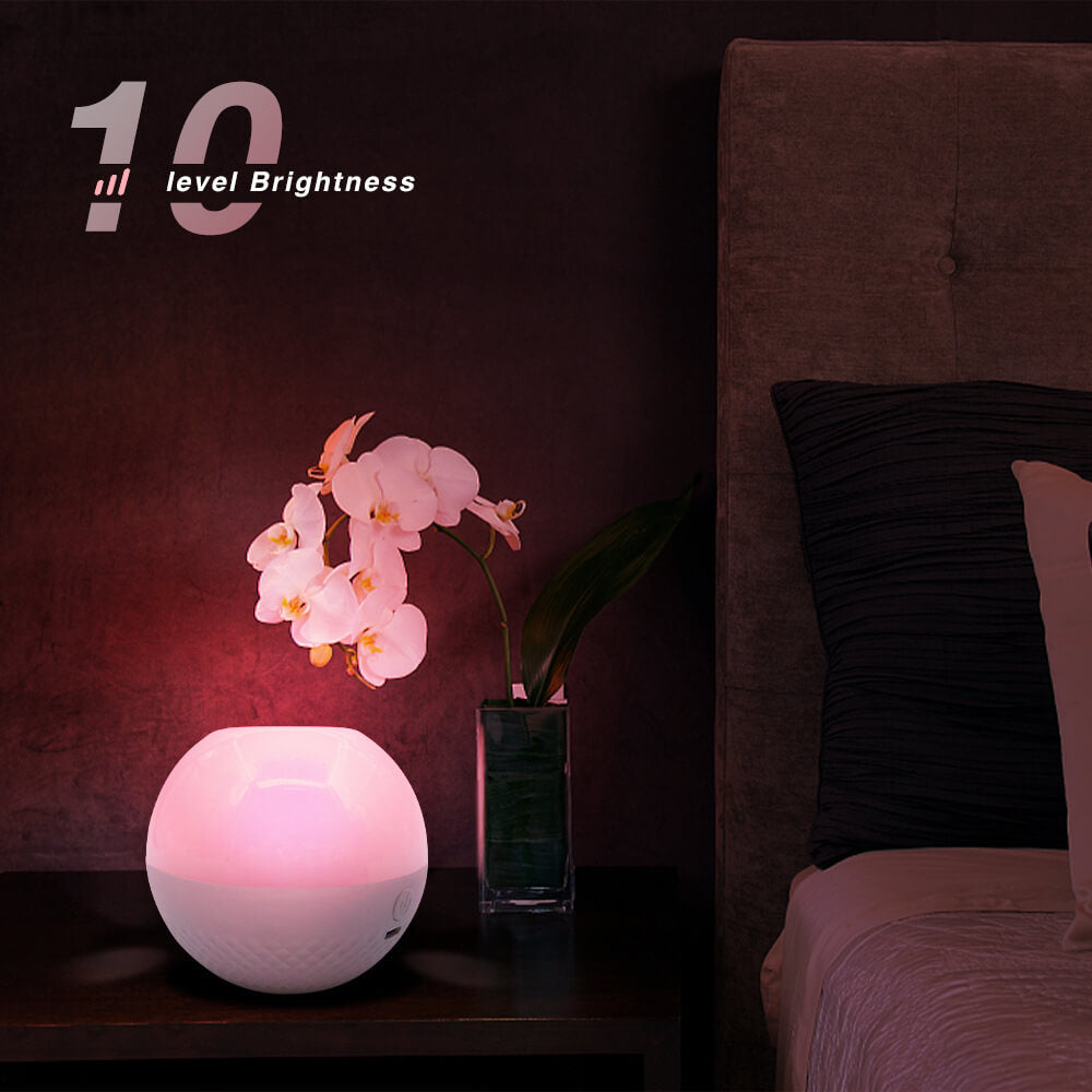 LED Round Ball Night Light 16 Colors Remote Touch Lamp