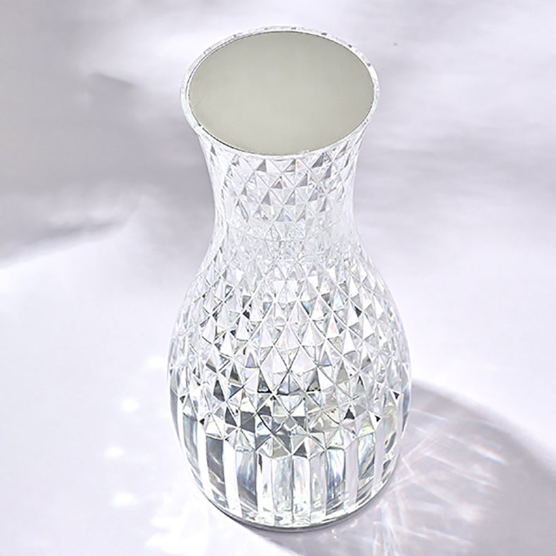 Moderne Art Deco Acrylic Bottle Design USB LED Table Lamp