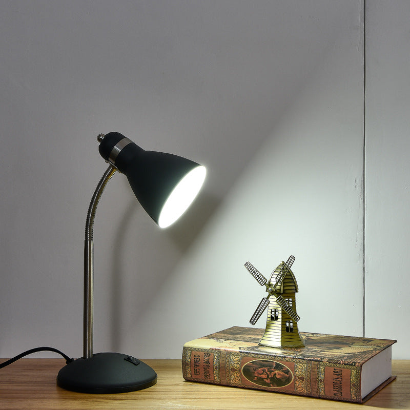 Contemporary Scandinavian Horn Iron Tube 1-Light Table Lamp