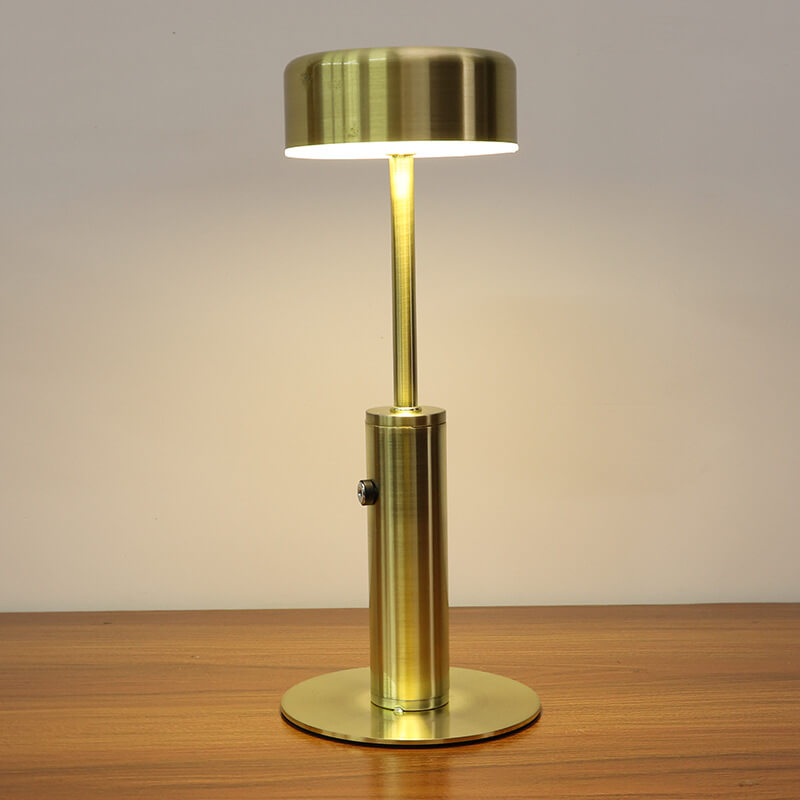 Kreative Retro Cylindrical LED Charging Table Lamp