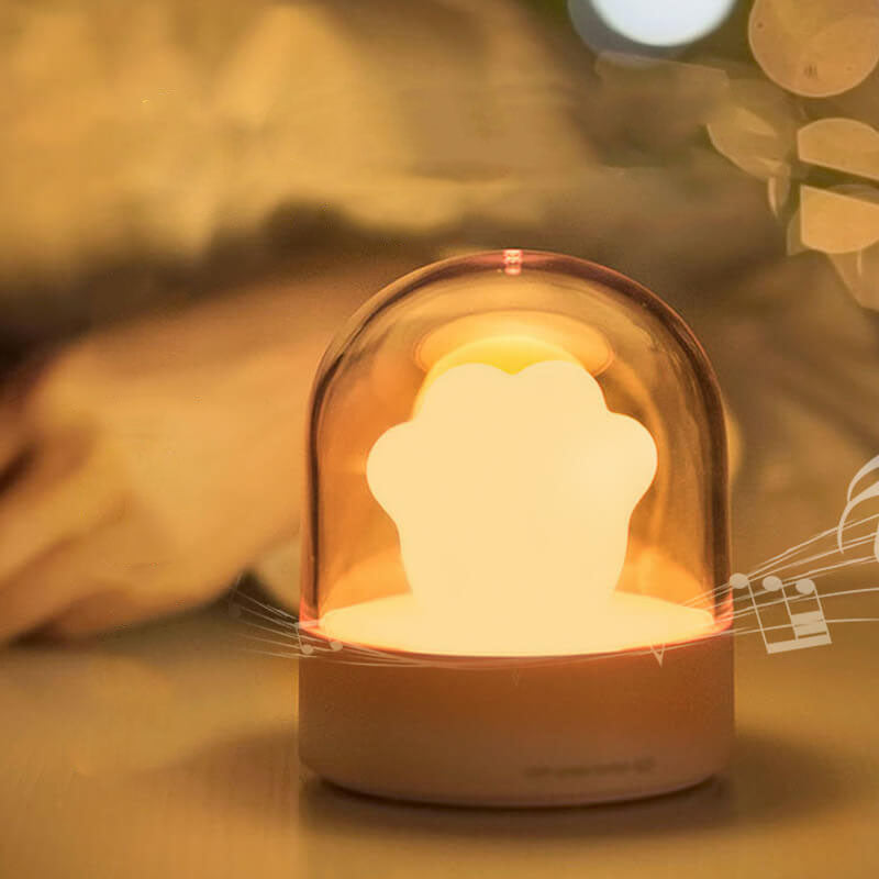 Kreative Cartoon Cat Paw LED Eye Protection USB Night Light