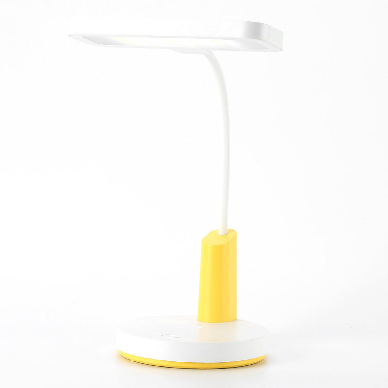 Einfache Long Shadow Round Base Touch Charge LED Desk Lamp