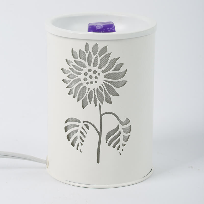 Modern Minimalist Cylindrical Flower Plastic Aromatherapy Table Lamp