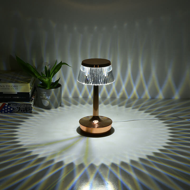 Kreative Kristall-Pilz LED Night Light Table Lamp