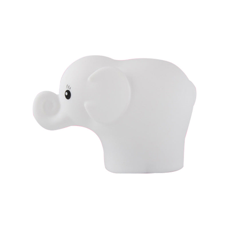 Kreativer Elefant Silicone USB LED Night Light Table Lamp