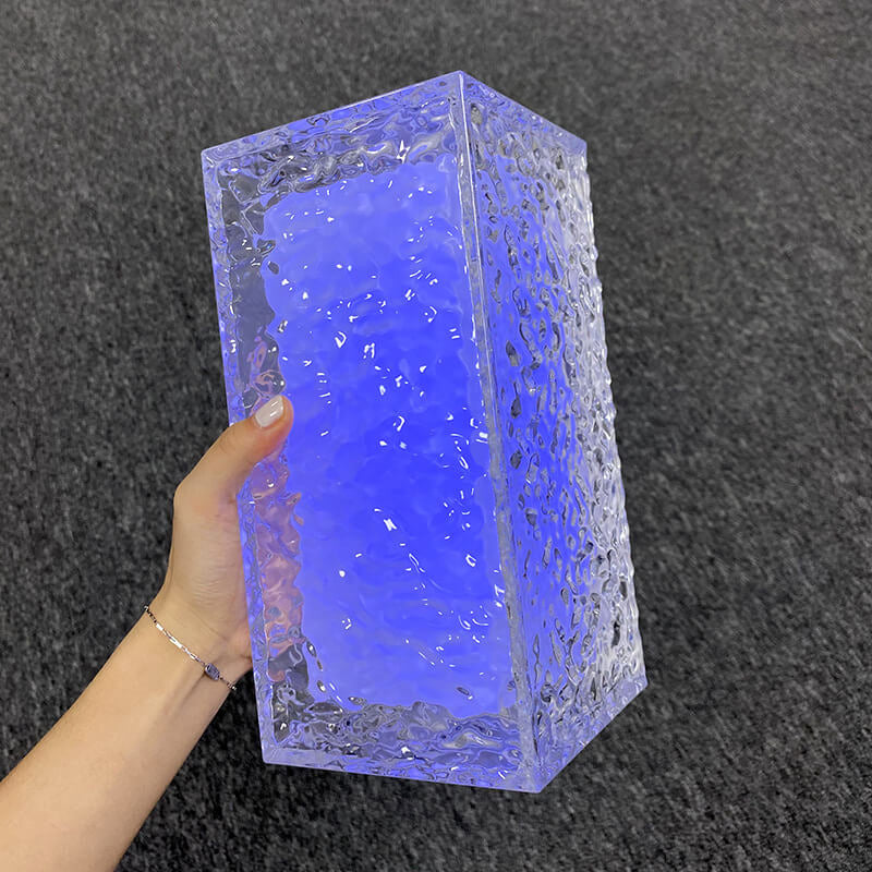 Kreative Ice Cube Acrylic RGB LED Decorative Table Lamp