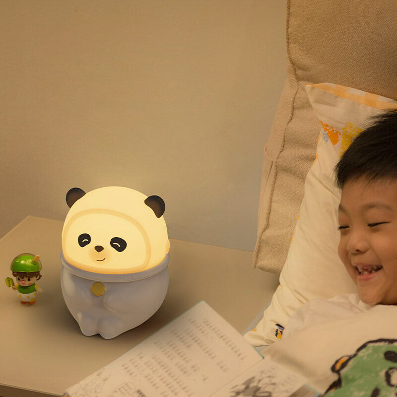 Cartoon Creative Silicone Panda Pig USB LED Night Light Lamp