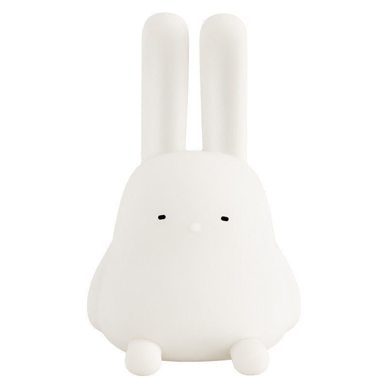Kreative Sweet Folded Ear Rabbit Silicone LED Table Lamp