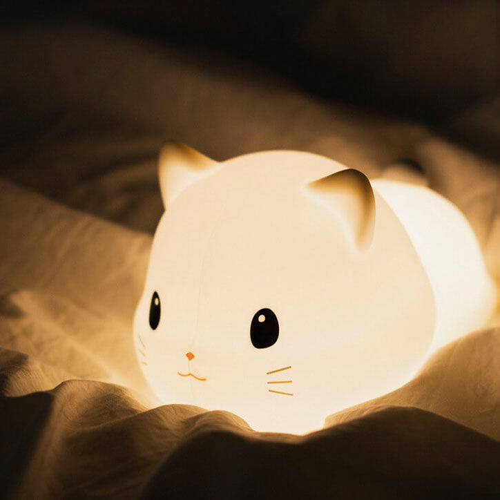 Kreative Sweet Cat Silicone USB LED Night Light Table Lamp