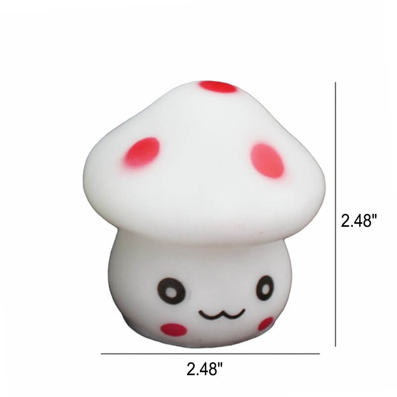 Kreative Seven Color Emoji Mushroom LED Night Light Lamp