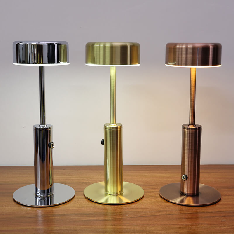 Kreative Retro Cylindrical LED Charging Table Lamp
