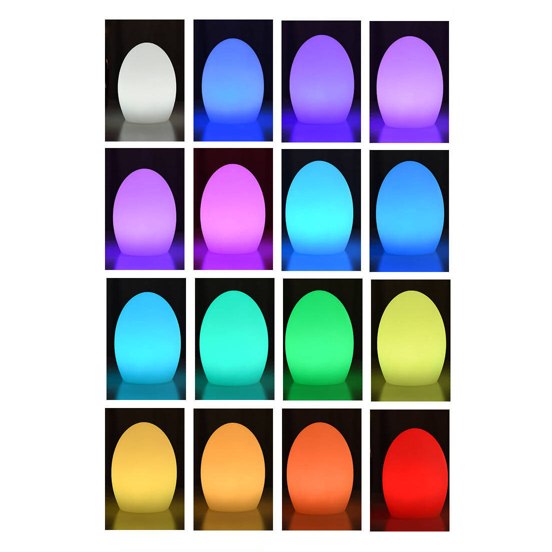 RGB ABS Shaped LED Decorative Table Lamp - USB/Battery