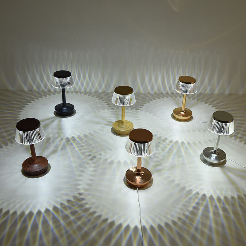 Kreative Kristall-Pilz LED Night Light Table Lamp