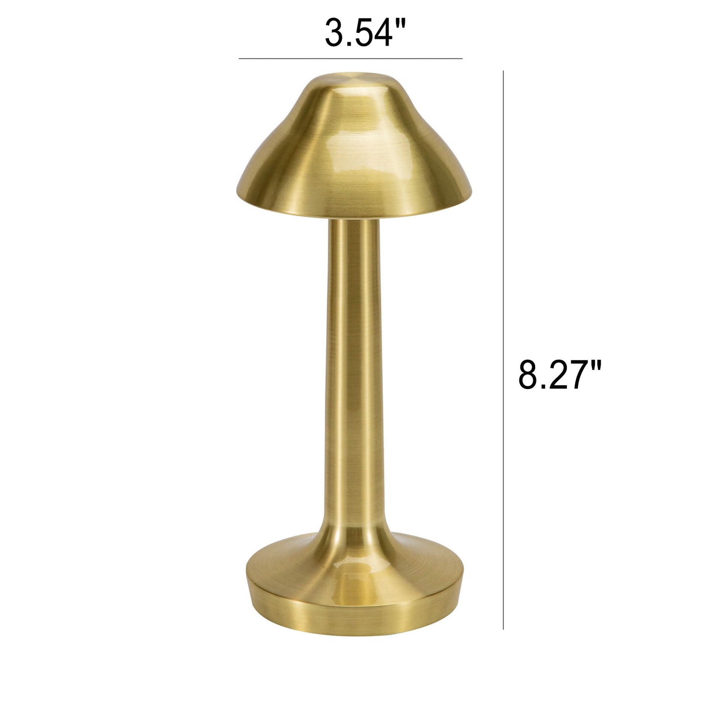 Moderne Retro Single Colour Iron USB Touch LED Table Lamp