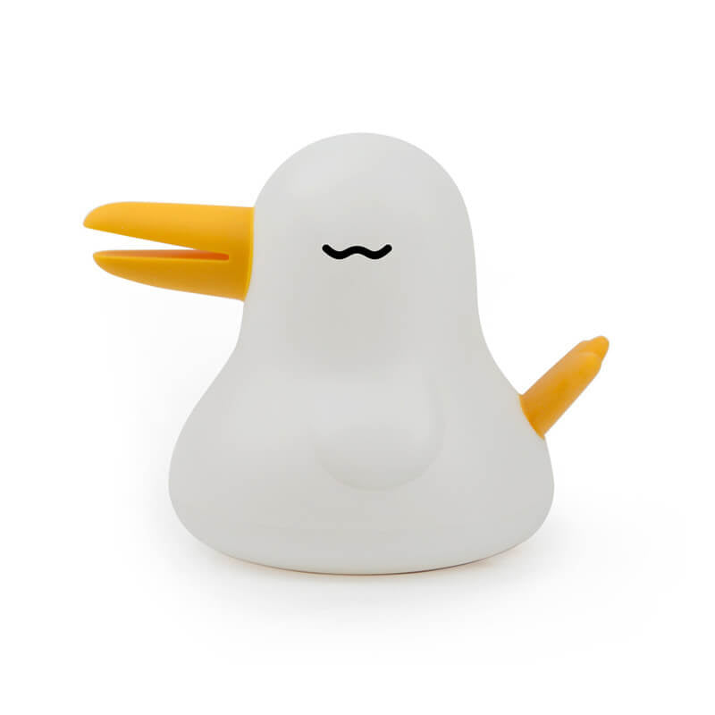 Cartoon Kiwi Bird Silicone Rechargeable Timer Dimmable LED Desk Lamp