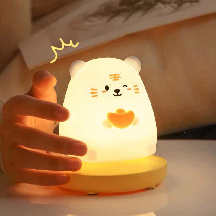 Kreative Silikon Animal USB Rechargeable Night Lamp Table Lamp