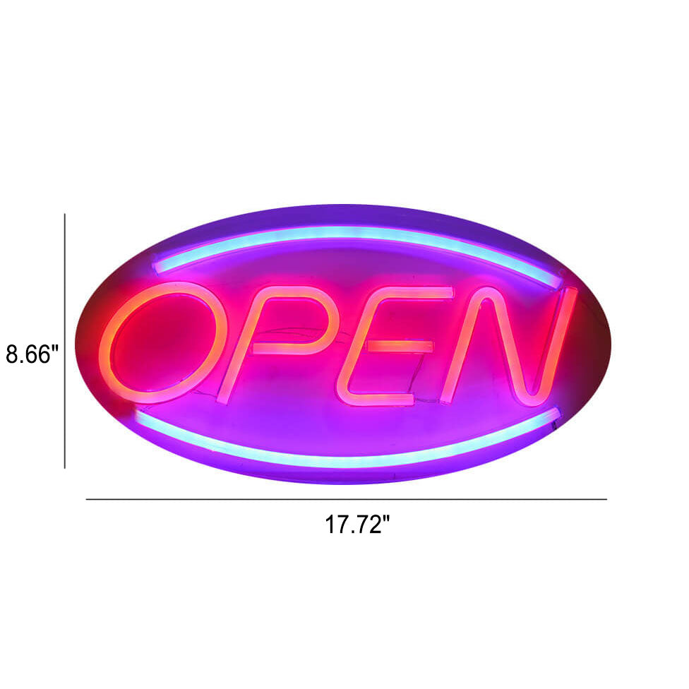 Kreatives Neon Open Acrylic LED Atmosphere Light 45cm