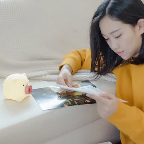 Kreative Sweet Pig Touch Timer LED Night Light Table Lamp