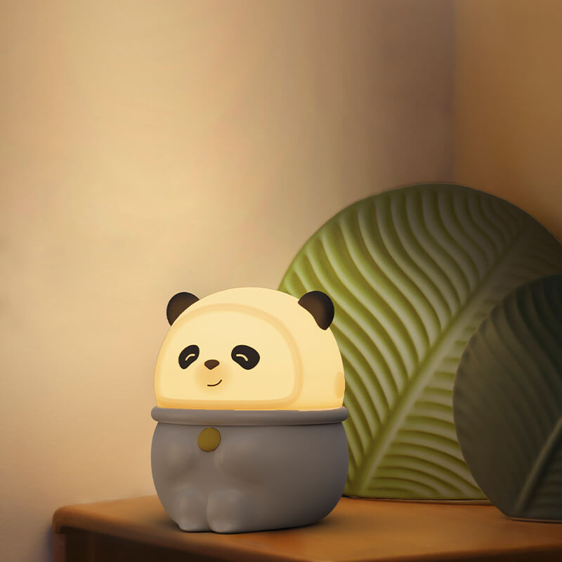 Cartoon Creative Silicone Panda Pig USB LED Night Light Lamp
