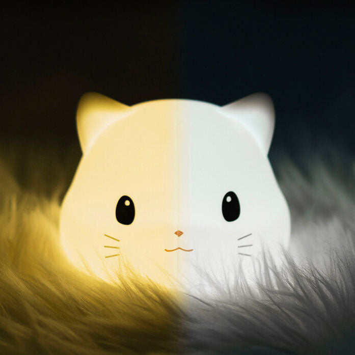 Kreative Sweet Cat Silicone USB LED Night Light Table Lamp