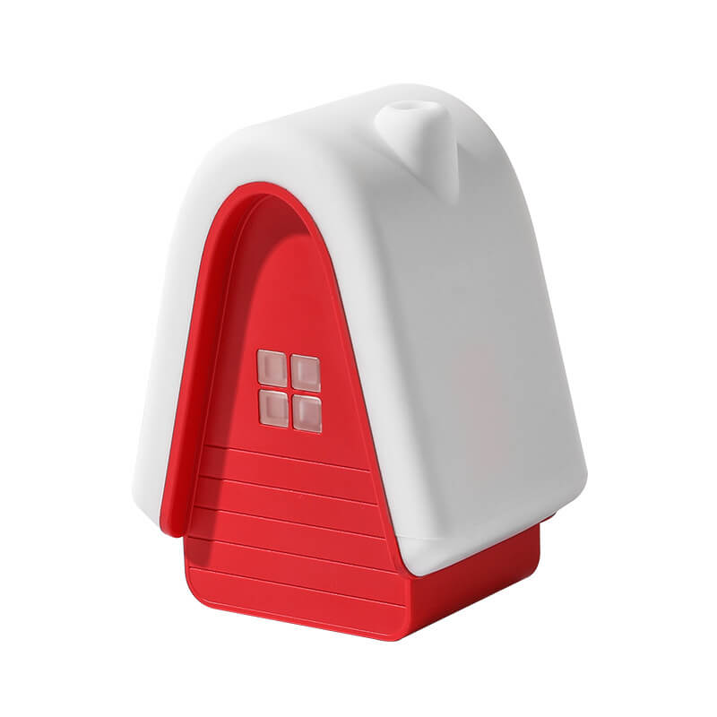 Modern Cartoon Snow House Silicone USB Rechargeable LED Table Lamp