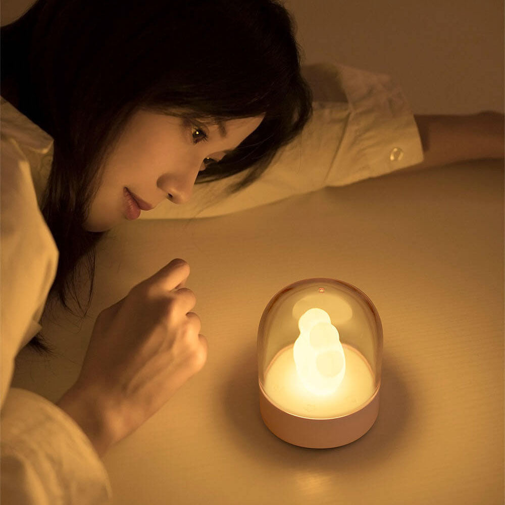 Kreative Cartoon Cat Paw LED Eye Protection USB Night Light