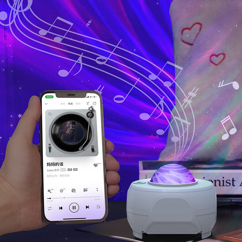 Kreative Galaxie LED Projector Light Bluetooth Music Atmosphere