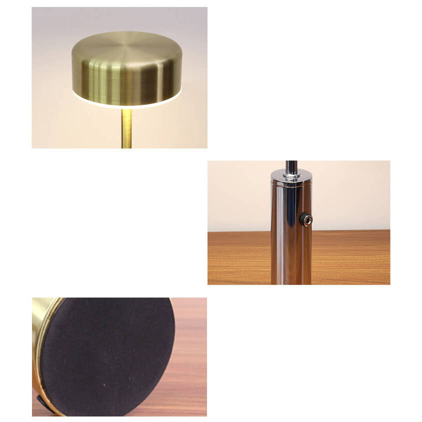 Kreative Retro Cylindrical LED Charging Table Lamp