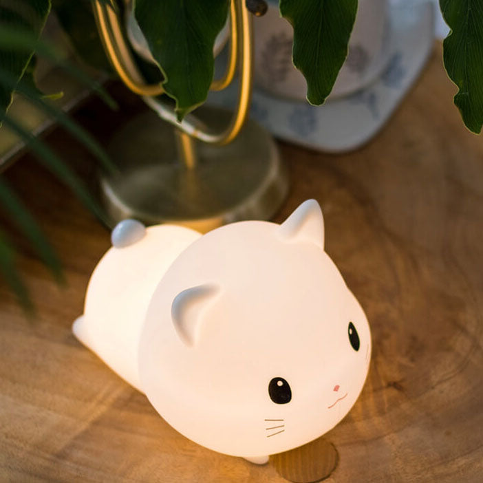 Kreative Sweet Cat Silicone USB LED Night Light Table Lamp