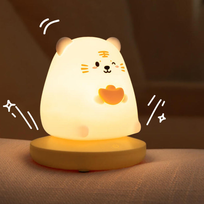 Kreative Silikon Animal USB Rechargeable Night Lamp Table Lamp