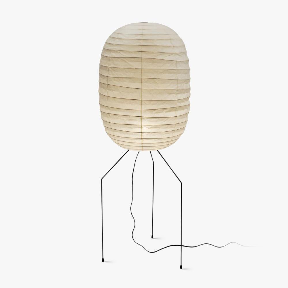 Ellipsa Rice Paper Lantern Floor Lamp - LED, Indoor, White Shade