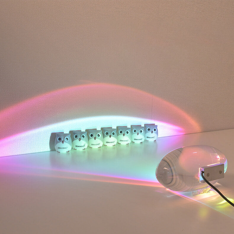 Kreative Kristallprojektion LED Angel Eye Table Lamp