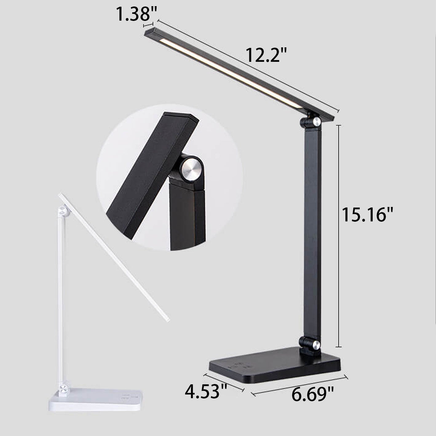 Kreative Foldable Touch Dimmable Aluminium LED Desk Lamp
