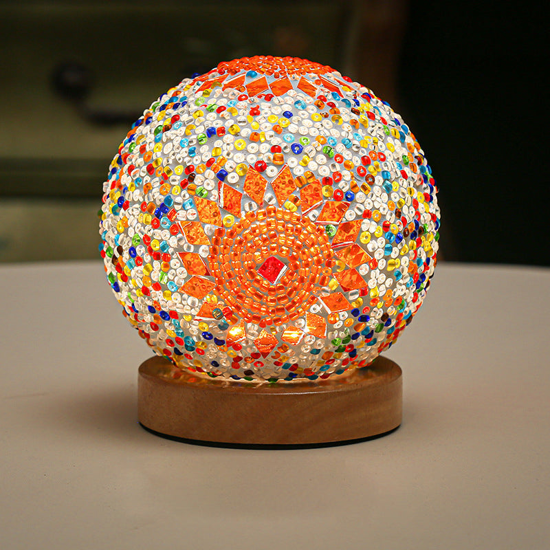 Sferische LED Dimmable Bohemian Table Lamp - Glowzel