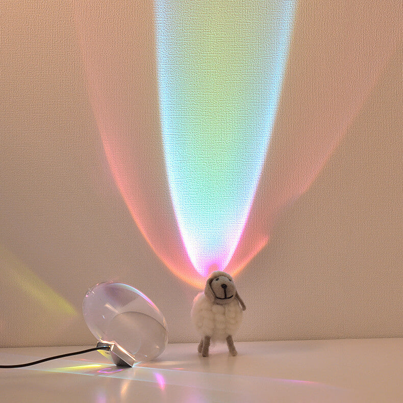 Kreative Kristallprojektion LED Angel Eye Table Lamp