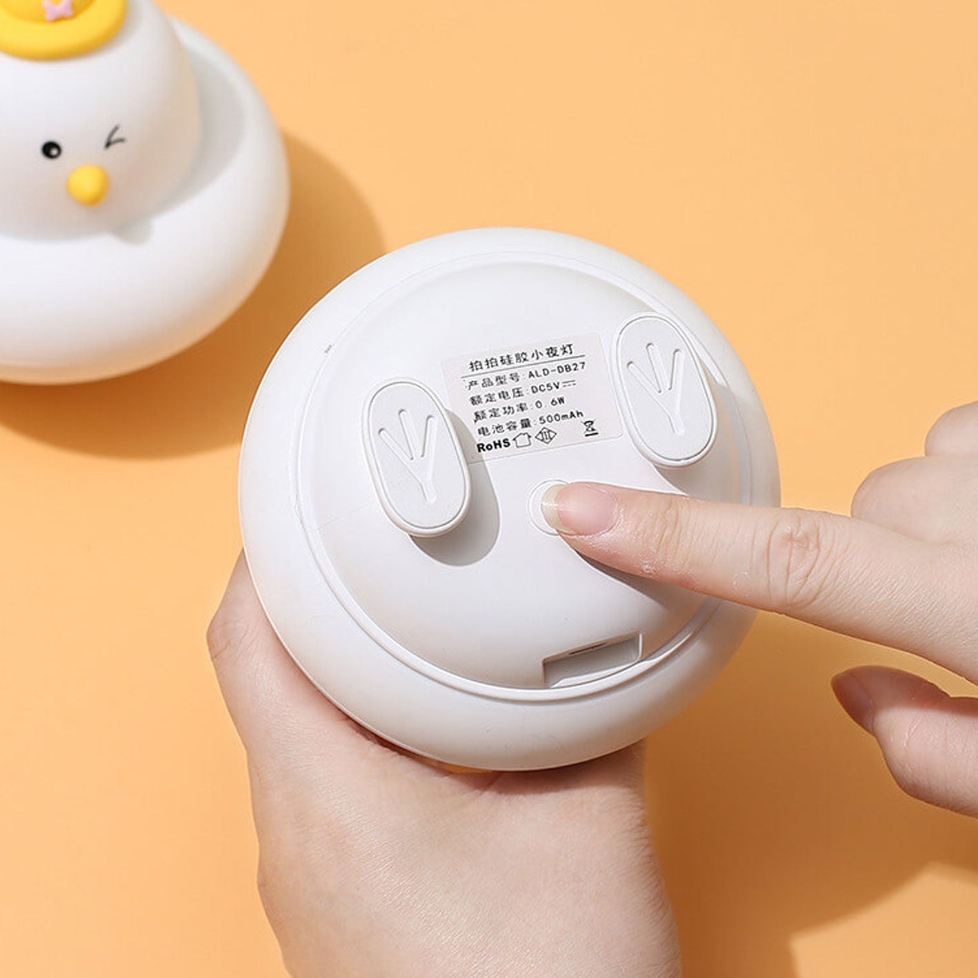 Funny Silicone Cute Little Chicken LED Night Light Table Lamp